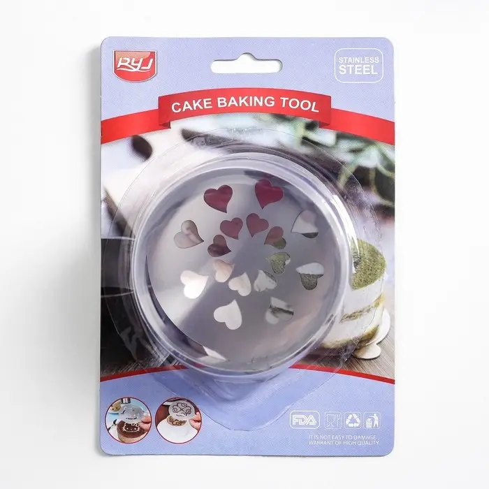 Форма для выкладки с трафаретом «Влюблённость», 8×8×4 см Форма для выкладки с трафаретом «Влюблённость», 8×8×4 см