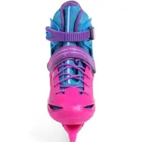 Коньки для фитнеса с роликовой платформой BlackAqua (р.34-37, мультиколор)