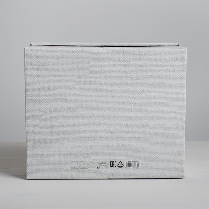 Коробка подарочная складная, упаковка, «Цветочный сад», 31 х 25.5 х 16 см Коробка подарочная складная, упаковка, «Цветочный сад», 31 х 25.5 х 16 см