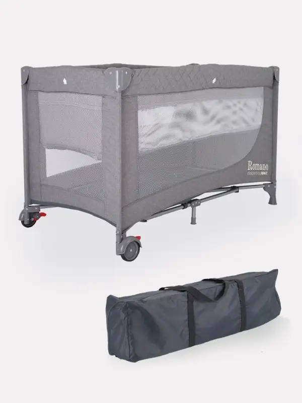 Манеж детский RANT "ROMANO", серый