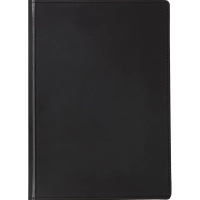 Ежедневник недатированный А5+, 136л, VELVET черный  3-115/04