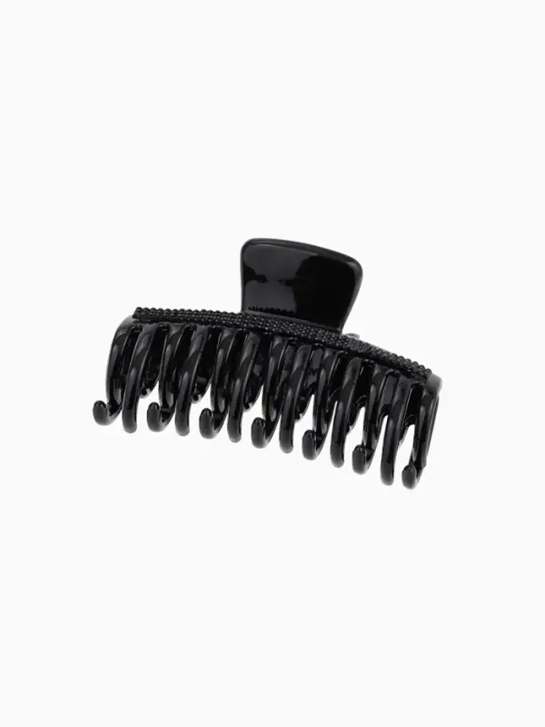 Крабик для волос &laquo;Камилла&raquo;, классика, 9 см, чёрный