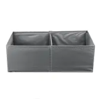 VETTA Органайзер, 2 отделения, 20х30х10 см, Швеция, полиэстер серый