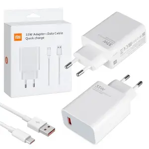 Сетевое зарядное устройство с кабелем USB на Type-C 33W Mi