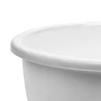 Горшок для цветов с поддоном 2,1 л d18 см h14 см "Цветочек" белый Горшок для цветов с поддоном 2,1 л d18 см h14 см "Цветочек" белый