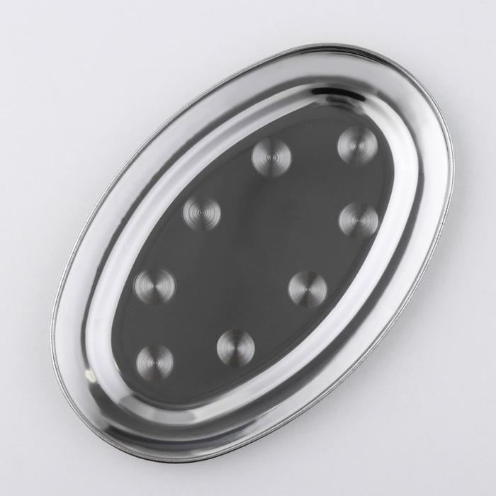 Поднос из нержавеющей стали, 25×16×1,5 см