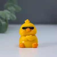 Сувенир полистоун "Весёлые цыплята" набор 5 шт 2,8х3х4 см