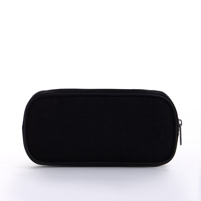 Косметичка-пенал на молнии, цвет чёрный