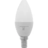 Лампа светодиодная TANGO, С37, 11 Вт, E14, 1045 Лм, 6500K, IP20, свечение холодное белое, матовое ст