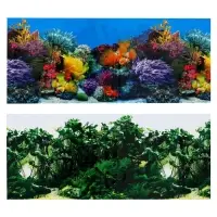 Фон для аквариума двухсторонний, 50&times;115 см