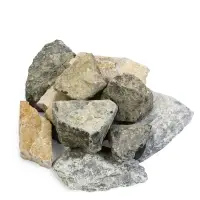 Камни для бани &laquo;Микс&raquo;, дунит, кварцит, талькохлорит, 30 кг, колотые, фракция 7-15 см