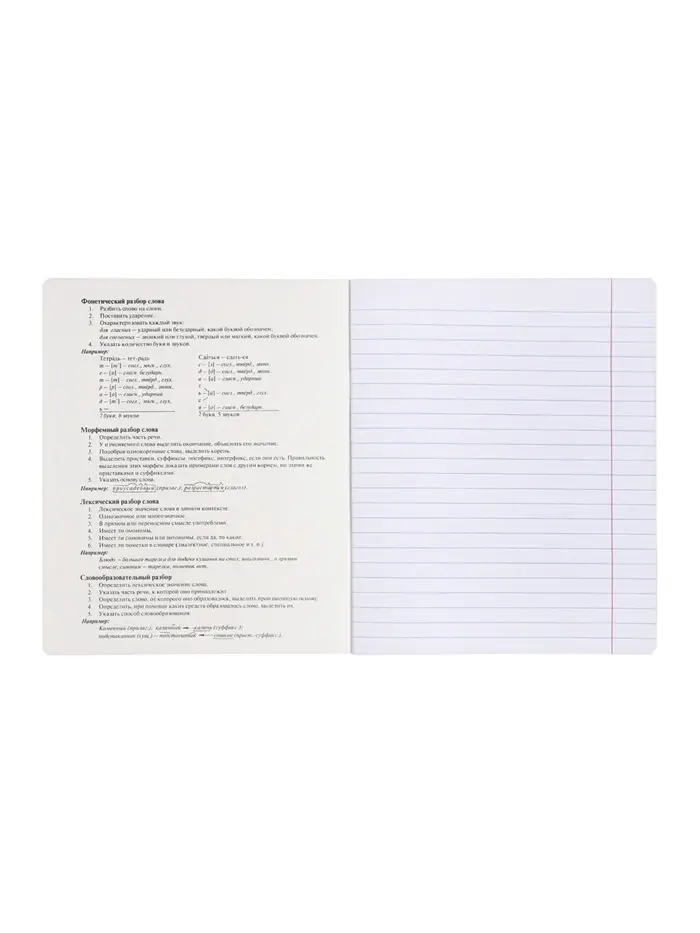 Комплект 12 предметных тетрадей 48 листов, справочная информация, 60гр, пластиковая обложка   109633