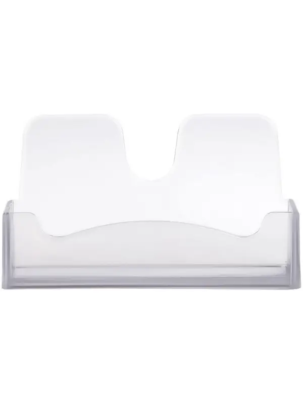 Подставка для визиток Стамм, тонированная, серая