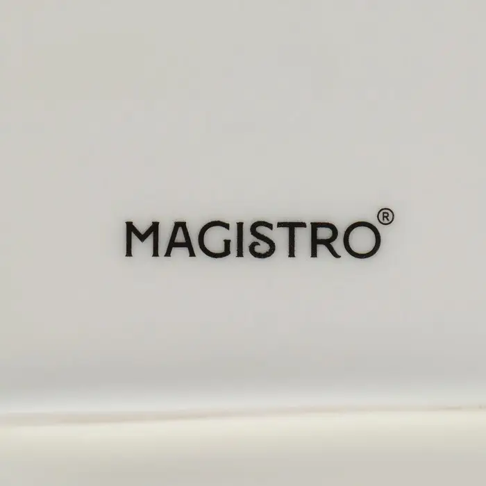 Блюдо сервировочное Magistro «Церера», фарфор, 28×17,5×2 см, белое Блюдо сервировочное Magistro «Церера», фарфор, 28×17,5×2 см, белое