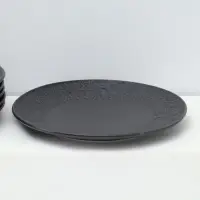 Набор тарелок фарфоровых десертных Magistro Lofty, 6 предметов: d=20 см, цвет чёрный
