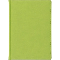 Ежедневник недатированный А5+, 136л, VELVET салатовый  3-115/08