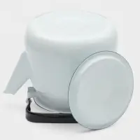 Чайник, 3.5 л, эмалированная сталь, белый