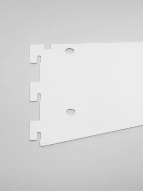 Кронштейн-полкодержатель для стеллажа, 50 см, для полки с перфорацией, белый