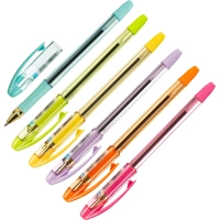 Ручка шариковая неавтомат. Deli EQ40T,пулевидн.нак,0.7мм,пониж.вязк,син