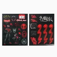 Пакет подарочный крафтовый со стикерами,, набор 3 шт., 18&times;22&times;12 см, &laquo;Супергерой&raquo;