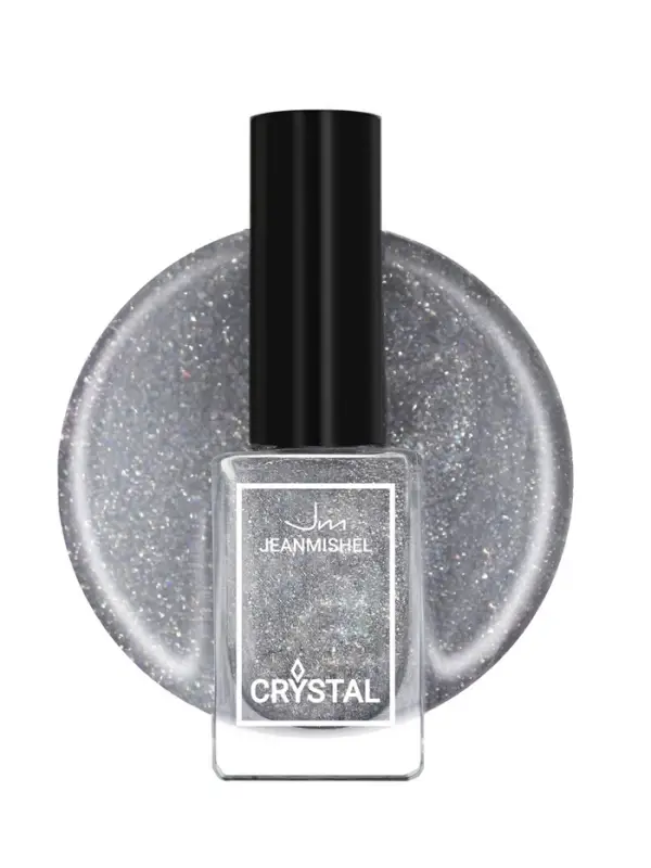 Лак для ногтей с эффектом голографии 3D частиц Jeanmishel, CRYSTAL, тон 701, 6 мл