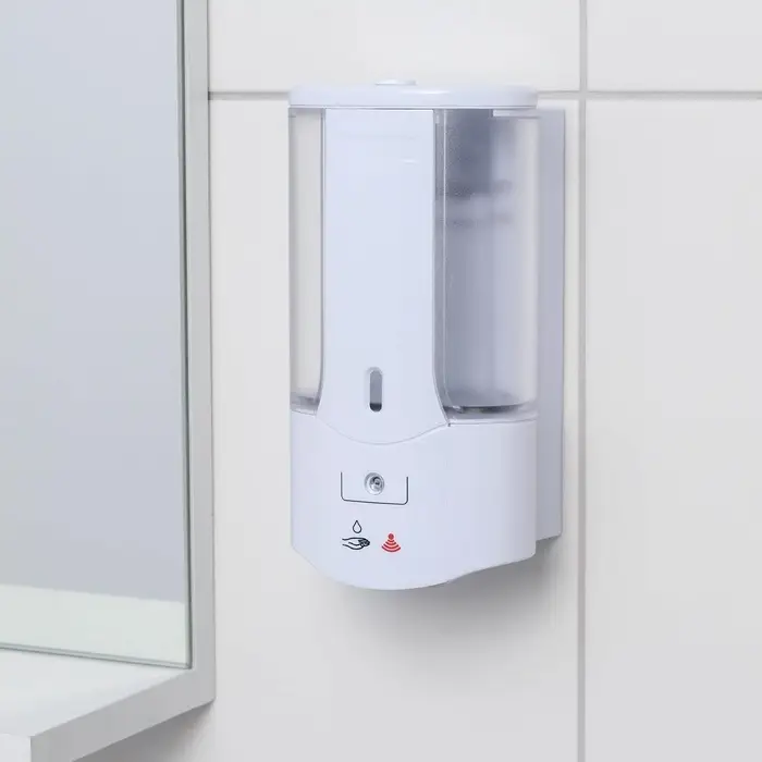 Диспенсер для жидкого мыла, сенсорный, 450 мл, белый