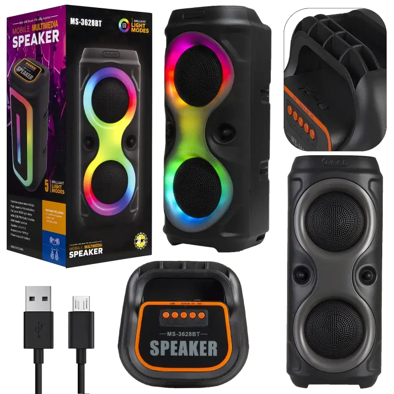 Портативная беспроводная колонка MS-3628BT (12шт/кор)