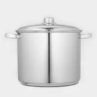 Кастрюля Катунь &laquo;Гретта&raquo;, 11 л, d=26 см, с крышкой, капсульное дно, индукция, нержавеющая сталь, AISI - 201, хромированная