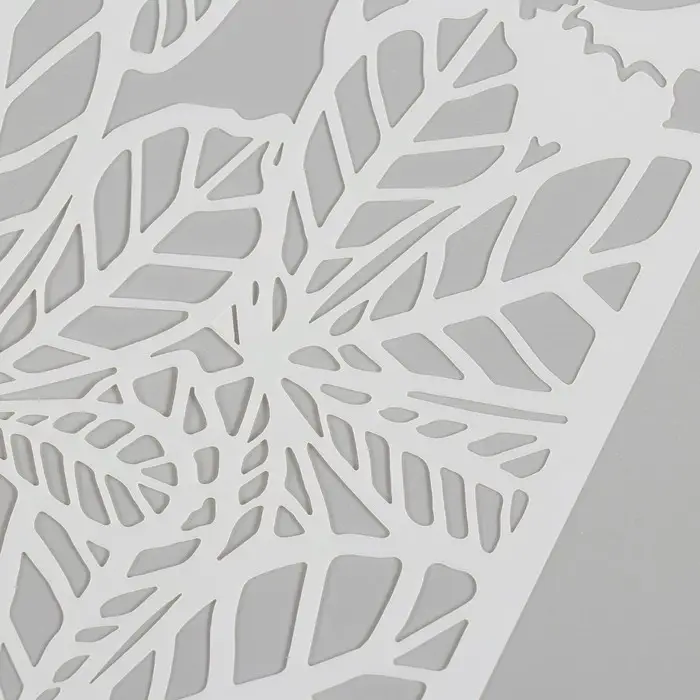 Трафарет фоновый пластик "Каштан" 12х20 см