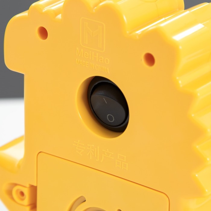 Настольная лампа  Настольная лампа "Динозаврик" LED 3Вт от батареек АА/USB желтый 4х12х35 см RISALUX