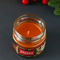 Свеча ароматическая в банке "Рождественский пряник" 100 мл, 14 ч