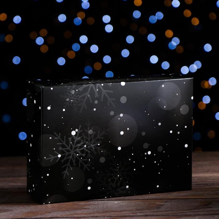 Подарочная коробка сборная Подарочная коробка сборная "Сияние", 21 х 15 х 5,7 см