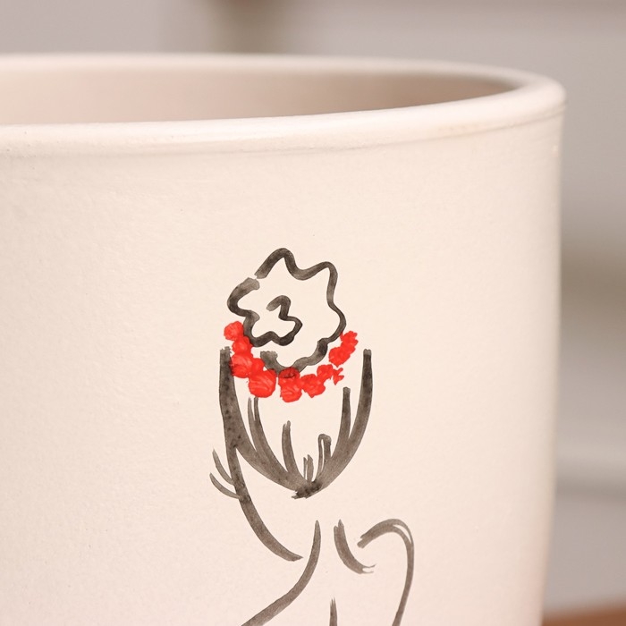 Горшок цветочный Горшок цветочный "Девушка" 3,5 л