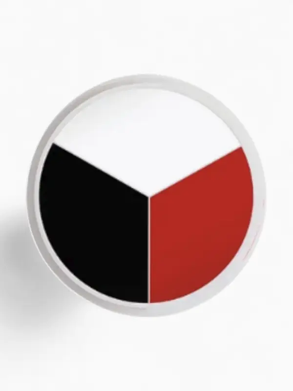 Профессиональный театральный грим  Профессиональный театральный грим "Шайба", (красный, белый, черный), 15 мл.