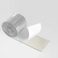Зеркальная мозаика клеевая, 0.5&times;0.5 см, 8 рядов 4 см, 91&plusmn;2 см, серебряное стекло