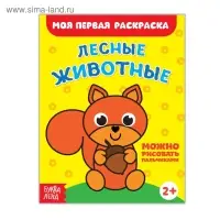 Раскраска &laquo;Лесные животные&raquo;, 16 стр.