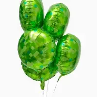 Воздушный шар фольгированный 18" &laquo;Пиксели&raquo;, 5 штук