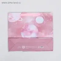 Пакет подарочный ламинированный, упаковка, &laquo;Бесконечного счастья&raquo;, M 30 х 26 х 9 см