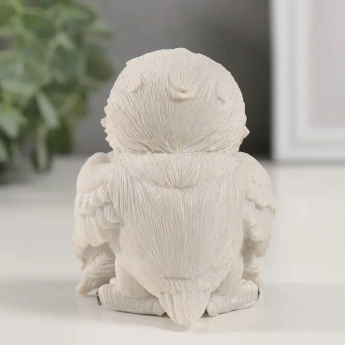 Фигурка полистоун &laquo;Семья белых совушек&raquo;, 8&times;7&times;8.5 см