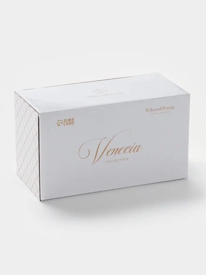 Кружки WY Venecia, 400 мл, набор 2 шт., фарфор, белые