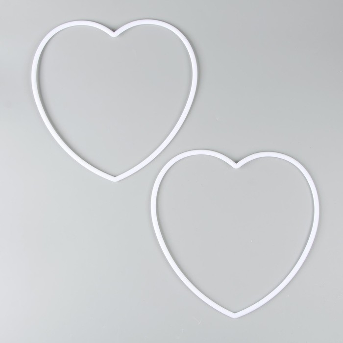 Основа для изготовления ловца снов «Сердце», набор 2 шт., размер 1 шт. — 30 × 30 × 0,73 см Основа для изготовления ловца снов «Сердце», набор 2 шт., размер 1 шт. — 30 × 30 × 0,73 см