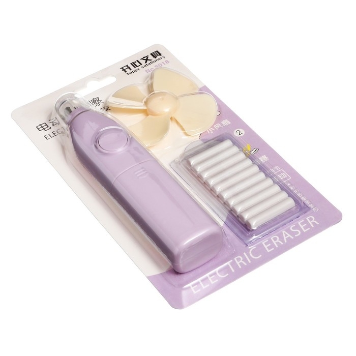 Ластик электрический, работает от батареек (батарейки в комплект не входят), МИКС Ластик электрический, работает от батареек (батарейки в комплект не входят), МИКС