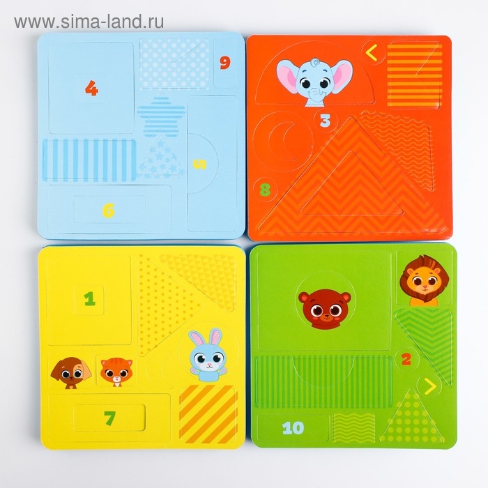 Детская развивающая игра EVA «Маленький строитель 1», изучение форм / цветов, виды МИКС, Крошка Я Детская развивающая игра EVA «Маленький строитель 1», изучение форм / цветов, виды МИКС, Крошка Я