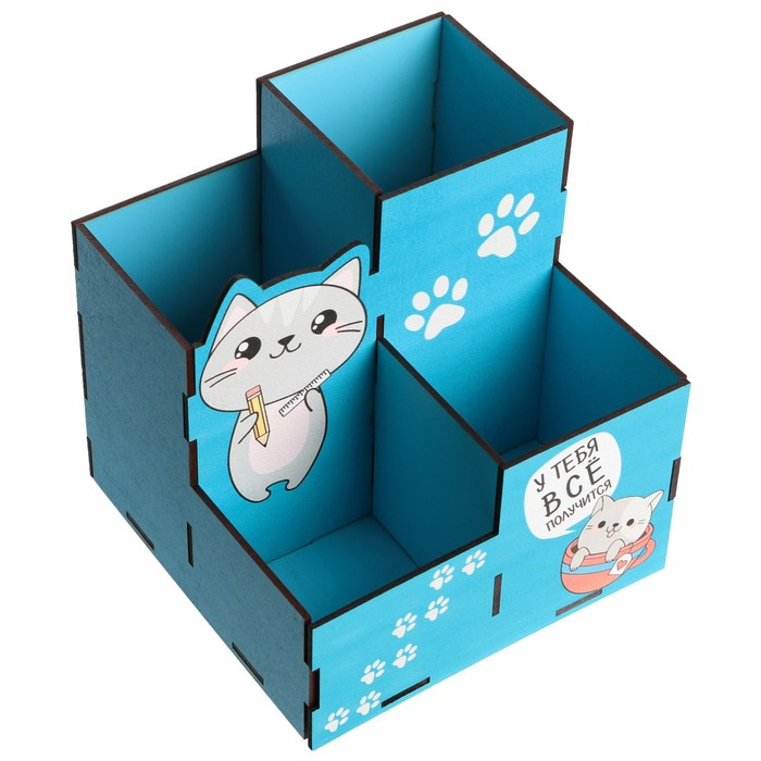 Органайзер для канцелярии «Котик» Органайзер для канцелярии «Котик»