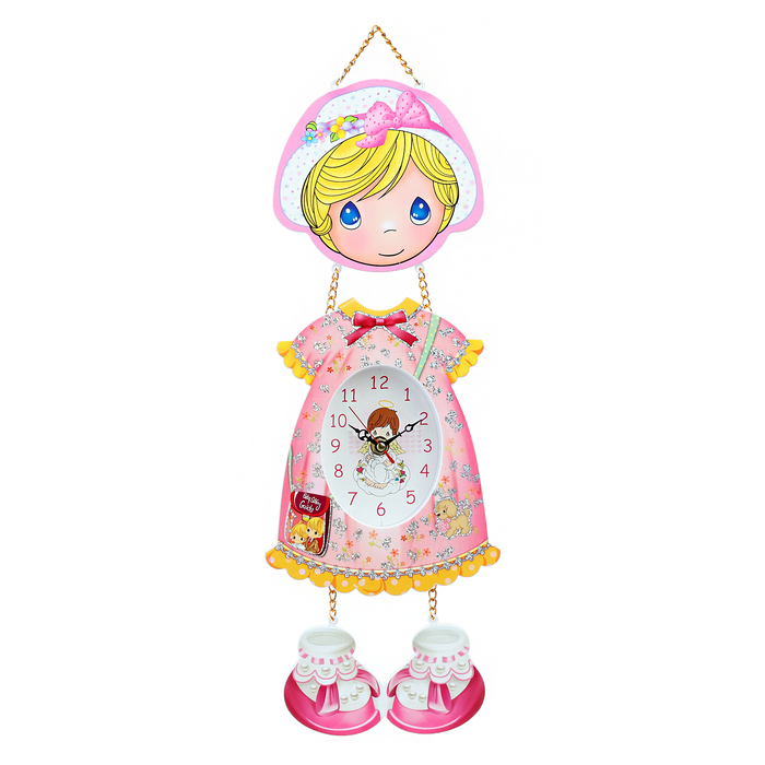 Детские настенные часы  Детские настенные часы "Девочка", дискретный ход, 16 х 42 см