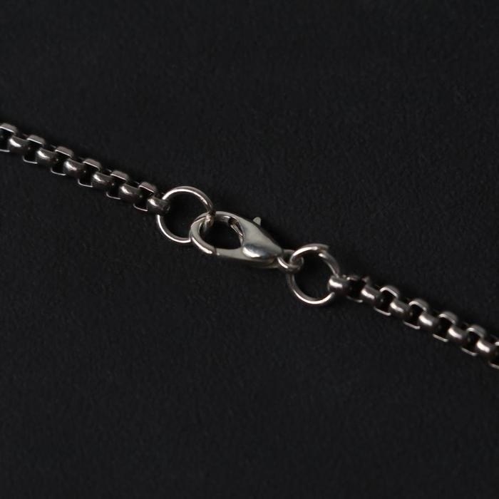 Кулон-амулет «Помпеи» летучая мышь, цвет серебро, 70 см