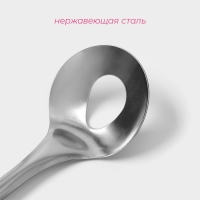 Форма для фрикаделек Доляна «Металлик», 23×6,5 см, цвет серебристый