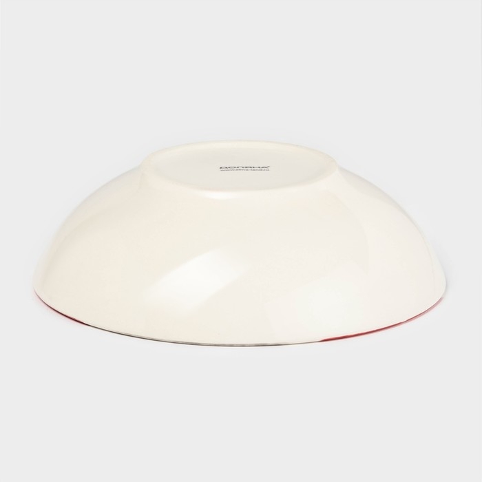 Тарелка глубокая новогодняя Доляна «Легенда Севера», 750 мл, d=18,5 см, цвет бежевый Тарелка глубокая новогодняя Доляна «Легенда Севера», 750 мл, d=18,5 см, цвет бежевый