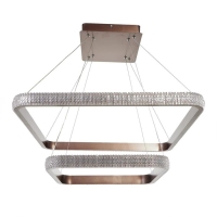 Люстра с ПДУ 1509/2CF LED 90Вт 3000-6000К кофе 60х60х104 см BayerLux