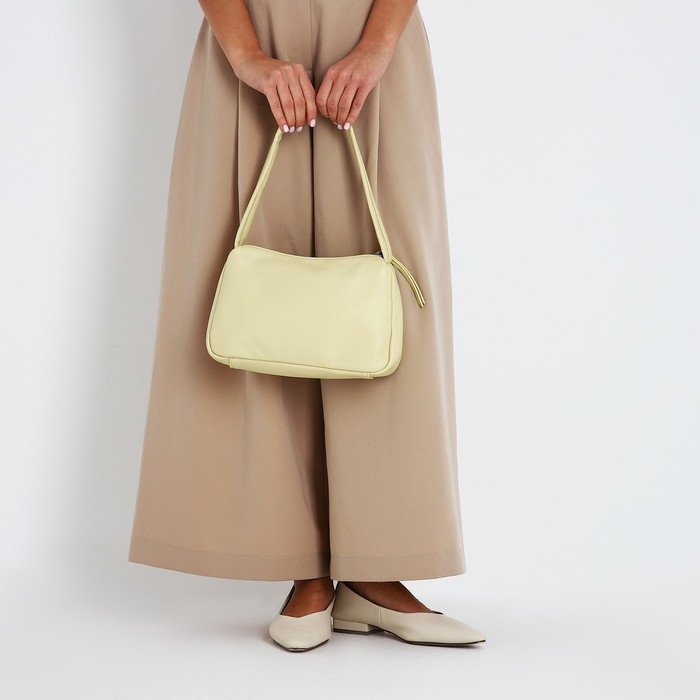 Сумка женская на молнии, цвет жёлтый Сумка женская на молнии, цвет жёлтый